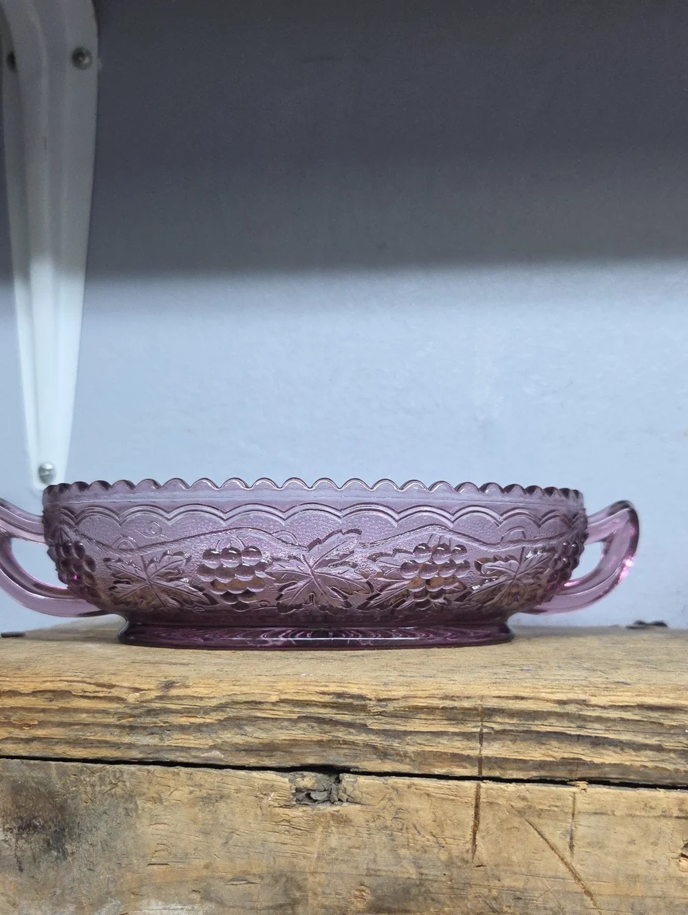 Vintage Indiana Glass Amethyst Purple Dish Set - 